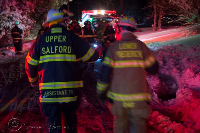 Barn Fire - Landis Rd. - Lower Salford Twp. - 02/03/2014